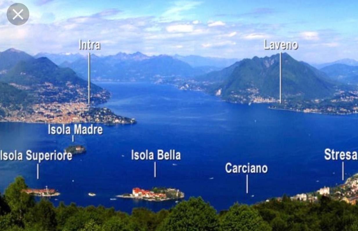 Casa Chia Lago Maggiore Laveno Exterior foto